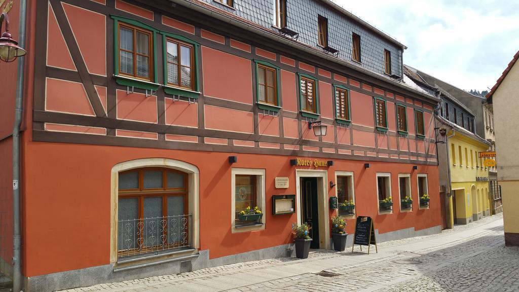 Gasthaus& Pension Zum Roten Haus Bad Schandau Eksteriør billede