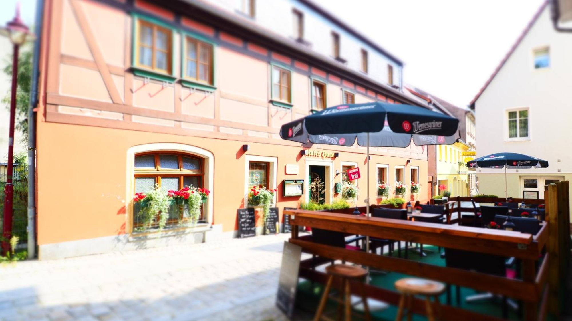 Gasthaus& Pension Zum Roten Haus Bad Schandau Eksteriør billede